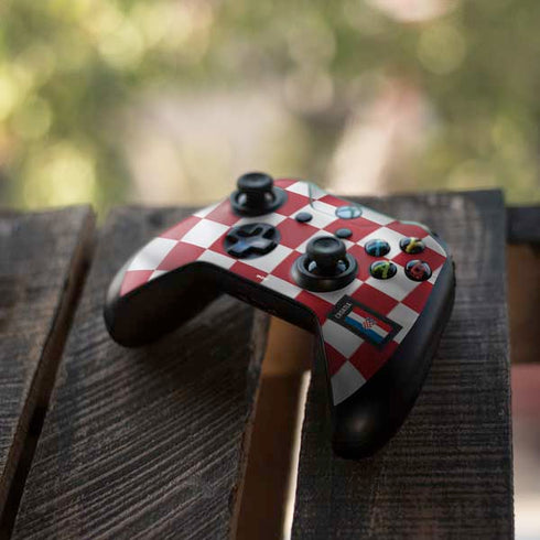 Croatia Soccer Flag Xbox One S Controller Skin